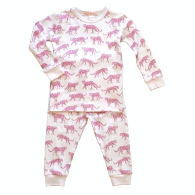 Pineapple Sunshine - Pink Cheetah Pajama Set / 3T. View a larger version of this product image.
