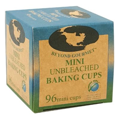 Kitchen Supply Beyond Gourmet Mini Muffin Cups, Box 96, Natural Parchment