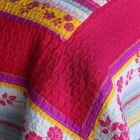 Alternate image 3 for Blancho Bedding Blooming Garden Cotton 3PC Vermicelli-Quilted Patchwork Quilt Set (Full/Queen Size)