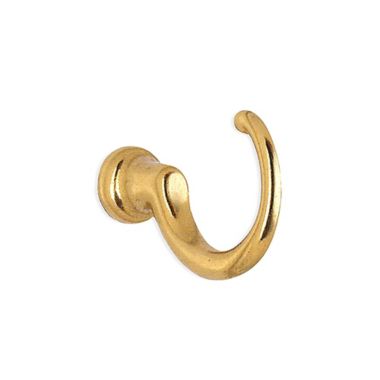 Smedbo Loop Hook 1 5/8" Polished Brass. View a larger version of this product image.