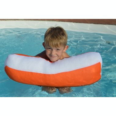 The Pool Supply Shop 24" Bright Orange Mini Size Float Assistant Swimming Pool Pillow. View a larger version of this product image.
