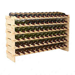 Kitcheniva Wine Rack Stackable Storage Stand Display Shelves