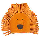 Alternate image 1 for Ninety Six Kids Bath Collection 27&quot; x 54&quot; Cotton Orange Lion Hooded Bath Towel