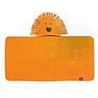 Alternate image 3 for Ninety Six Kids Bath Collection 27&quot; x 54&quot; Cotton Orange Lion Hooded Bath Towel