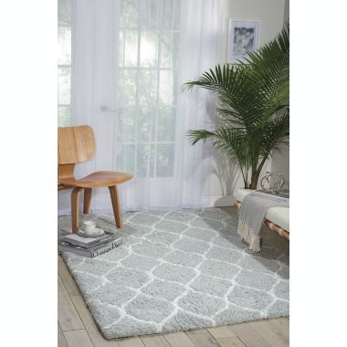 mint shag area rug