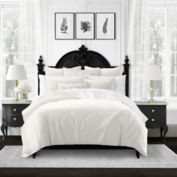 6ix Tailors Fine Linens Metallic Threads Zinc Comforter Set