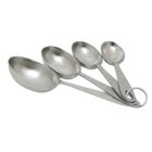 Alternate image 2 for Lindy's 4 Piece Stainless Steel Measuring Scoop Set