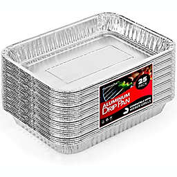 Stock Your Home Disposable Aluminum Foil Drip Pan, 1.25