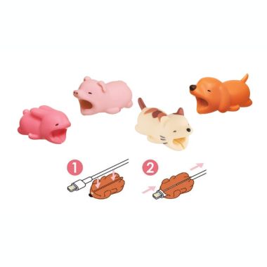 Cable Biter 4 pack Pet - Cute Cable Protectors. View a larger version of this product image.