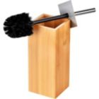 Alternate image 0 for ToiletTree Products Toilet Brush with Stainless Steel Handle Bamboo Wooden Holder