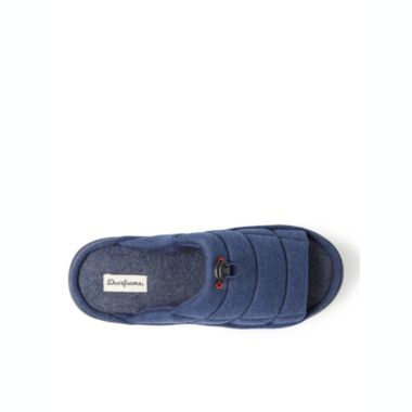 Dearfoams Mens Adrian Quilted Sweatshirt Slide. View a larger version of this product image.