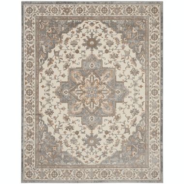 Kathy Ireland Grand Villa KI80 Indoor only Area Rug - Lt Grey 8' x 10'. View a larger version of this product image.