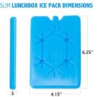 Alternate image 1 for Kona Ice Packs for Lunch Boxes - Reusable (-5C) Freezer Packs (4 Pack)