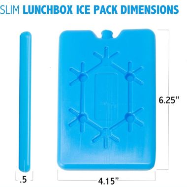 Kona Ice Packs for Lunch Boxes - Reusable (-5C) Freezer Packs (4 Pack). View a larger version of this product image.