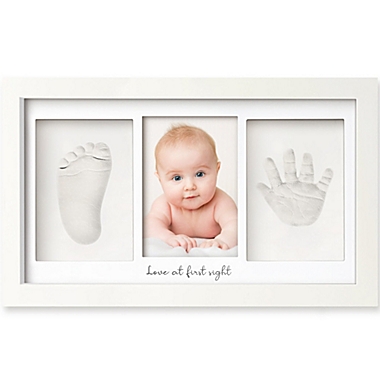 KeaBabies Baby Hand and Foot Print Kit, Duo Baby Picture Frame for Newborn, Baby Keepsake Frames (Alpine White). View a larger version of this product image.