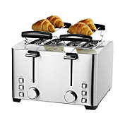 Infinity Merch 1500-Watt 4 Slice Toaster with Warming Rack
