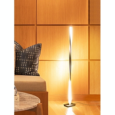 Helix LED Floor Lamp - Silver. View a larger version of this product image.