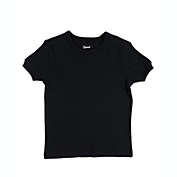 Leveret Kids Short Sleeve T-Shirt Neutral Solid Color