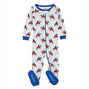 Leveret Kids Footed Cotton Pajama Boys Print (2T - 5T)