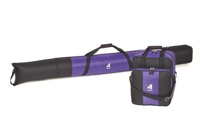 Athalon Deluxe Two-Piece Ski & Boot Bag Combo Black/purple