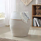 Alternate image 2 for Ornavo Home Extra Large Woven Cotton Rope Tall 25" Height Laundry Hamper Basket with Handles