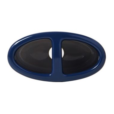 SKL Home Saturday Knight Ltd Alanya Fluid Wave Inspired Appearance Toothbrush Holder - 4.31x2.37x4.58, Blue. View a larger version of this product image.