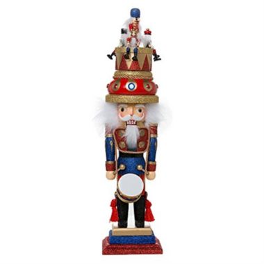 Kurt Adler (HA0338) Hollywood Music Box Hat Nutcracker, 20. View a larger version of this product image.