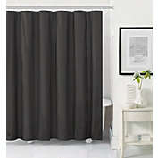 Kate Aurora Hotel Heavy Duty 10 Gauge Vinyl Shower Curtain Liners - Black 72" x 72" Standard Shower Curtain LIner