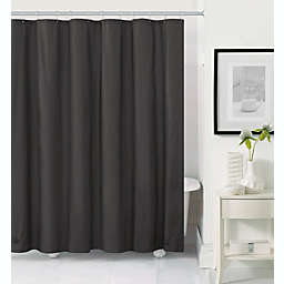 Kate Aurora Hotel Heavy Duty 10 Gauge Vinyl Shower Curtain Liners - Black 72