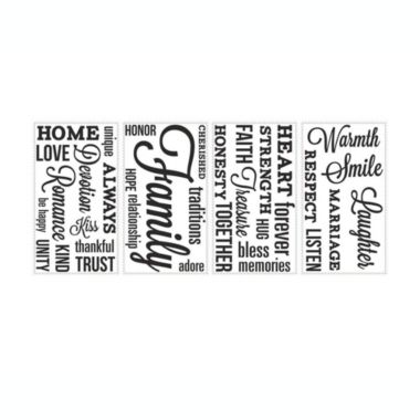 Roommates Decor Family Quote Peel and Stick Wall Decals. View a larger version of this product image.