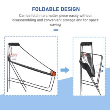 Soozier Basketball Hoop Arcade Game with Electronic Score Board for 1 to 2 Players. View a larger version of this product image.