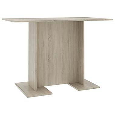vidaXL Dining Table Sonoma Oak 43.3"x23.6"x29.5" Engineered Wood. View a larger version of this product image.