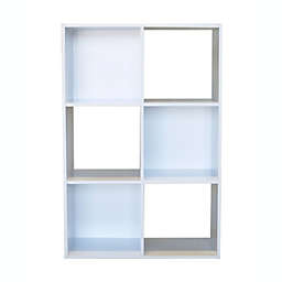 Proman Products Contemporary Decorative Colonial Storage Cube,White