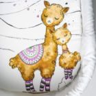 Alternate image 3 for JumpOff Jo Fitted Bassinet Sheet, , 16" x 32" - Llama & Mama
