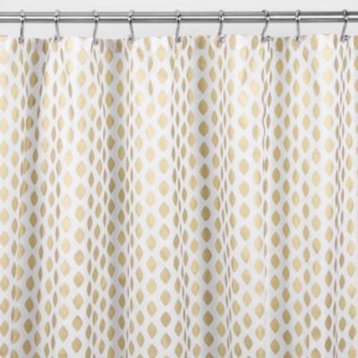 72x72'' Golden Crown Bathroom Waterproof Fabric Shower Curtain Bath Mat 3330 