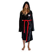 Dungeons & Dragons Dungeon Master Hooded Bathrobe for Men And Women   Soft Plush Spa Robe   Lightweight Fleece Housecoat With Belted Tie   One Size Fits Most Adults