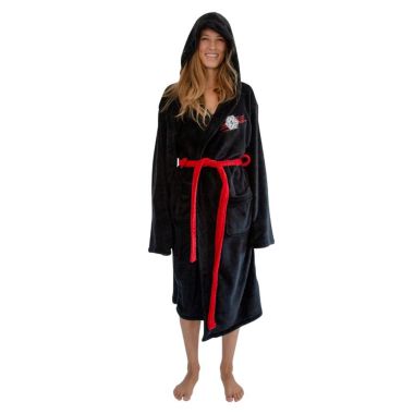 Dungeons & Dragons Dungeon Master Hooded Bathrobe for Men And Women Soft Plush Spa Robe Lightweight Fleece Housecoat With Belted Tie One Size Fits Most Adults. View a larger version of this product image.