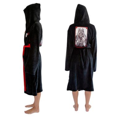 Dungeons & Dragons Dungeon Master Hooded Bathrobe for Men And Women   Soft Plush Spa Robe   Lightweight Fleece Housecoat With Belted Tie   One Size Fits Most Adults. View a larger version of this product image.