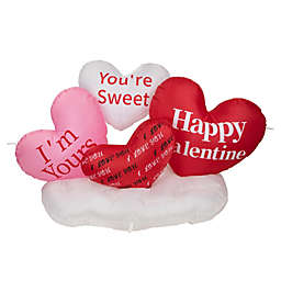 Northlight 5' Inflatable Lighted Valentine's Day Conversation Hearts Outdoor Decoration
