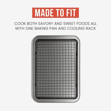 Chef Pomodoro Non-Stick Baking Sheet and Cooling Rack Set. View a larger version of this product image.