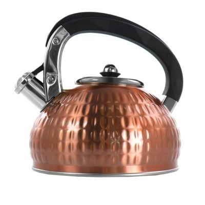 Copper Plated 18/10 Stainless Steel with Hammered Finish SDT-035CU 35oz Café Olé Sandringham Teapot 1 Litre