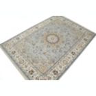 Alternate image 2 for Light Blue Floral 5X7 Indo-Nain Oriental Rug