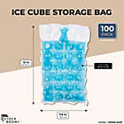 Alternate image 1 for Bright Creations Disposable Ice Cube Storage Bag (7.6 x 12 Inches, 100 Pack)