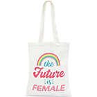 Alternate image 2 for Sparkle and Bash Feminist 100% Cotton Canvas Tote Bags (5 Pack) 5 Designs, Medium