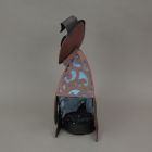 Alternate image 3 for Things2Die4 Adorable Brown Metal Kitty Cat or Puppy Dog LED Solar Garden Statue Accent Light Patio Decor Sculpture