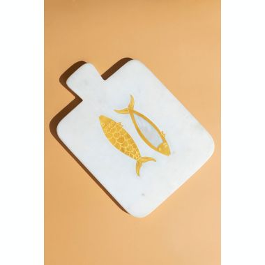 GAURI KOHLI Goldfin Marble Cheese Board - Small. View a larger version of this product image.