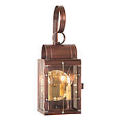 Irvins Country Tinware Entryway Double Wall Lantern in Antique Copper 20 Inches