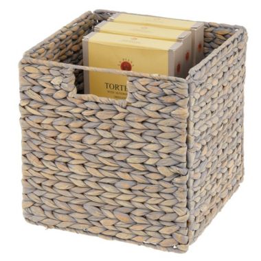 mDesign Hyacinth Kitchen Storage Basket with Handles. View a larger version of this product image.