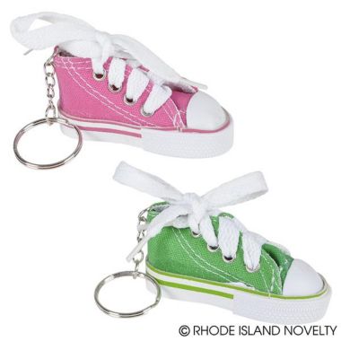Rhode Island Novelty 3 Inch Chuck Sneaker Shoe Keychains Lot of 12 Assortments May Vary. View a larger version of this product image.