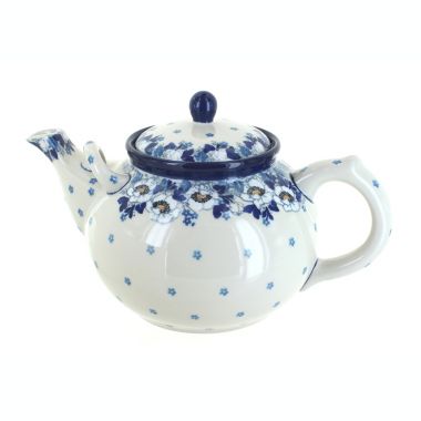 Blue Rose Polish Pottery 444 Ceramika Artystyczna Large Teapot. View a larger version of this product image.